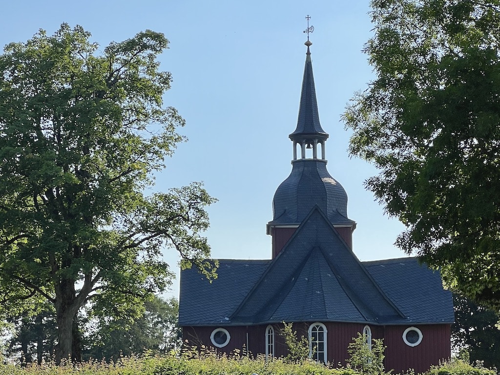 Die evangelische Kirche "Zur Himmelspforte" in Hohegeiß